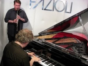 The Amicus Music Duo perform at Showcase Pianos with the Fazioli M. Liminal Piano